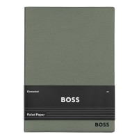 HUGO BOSS A5 Essential Not Defteri - Yeşil