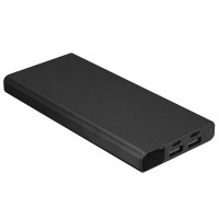 S-link IP-K27 10000mAh 2*USB+Micro+Type-C Metal Kasa Siyah LCD Ekranlı Taşınabilir Pil Şarj Cihazı