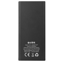 S-link IP-K27 10000mAh 2*USB+Micro+Type-C Metal Kasa Siyah LCD Ekranlı Taşınabilir Pil Şarj Cihazı