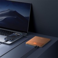 Baseus Blade2 Dizüstü Bilgisayar Notebook için 65W 12.000 mAh Dijital Ekranlı PD Powerbank, Turuncu