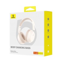 Baseus Bass 35 Max ENC Kablosuz Kulak Üstü Kulaklık, Yıldız Beyazı