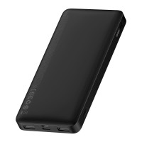 Baseus Bipow Overseas Edition Dijital Ekranlı 15W 10.000 mAh Powerbank - Siyah