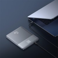 Baseus Blade2 Dizüstü Bilgisayar Notebook için 65W 12.000 mAh Dijital Ekranlı PD Powerbank, Gümüş