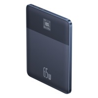 Baseus Blade2 Dizüstü Bilgisayar Notebook için 65W 12.000 mAh Dijital Ekranlı PD Powerbank, Mavi