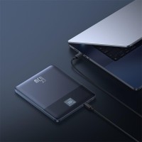 Baseus Blade2 Dizüstü Bilgisayar Notebook için 65W 12.000 mAh Dijital Ekranlı PD Powerbank, Mavi