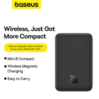 Baseus Magnetic Mini Wireless 5000mAh 20W Cluster Black 