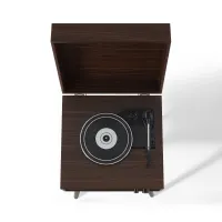 Crosley Jasper Walnut Bluetooth Alıcılı Ayaklı Müzik Pikap Kahverengi