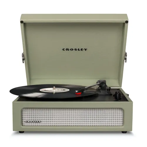 Crosley Voyager Bluetooth Alıcılı Ve Taşınabilir Plakçalar Pikap Açık Yeşil