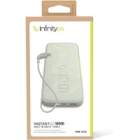 InfinityLab by Harman - InstantGo Powerbank 10000 mAh, USB-C, Beyaz