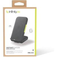 InfinityLab InstantStation Wireless Şarj Standı, 33W, Siyah