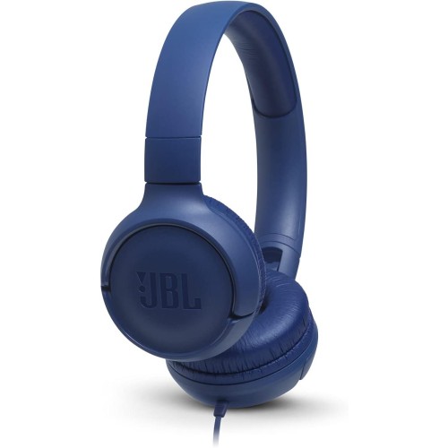 JBL Tune 500 Kulaküstü Kablolu Kulaklık - Mavi