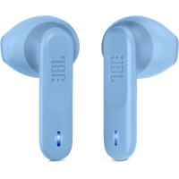 JBL Wave Flex - IP54 ve IPX2 su geçirmez kablosuz kulak içi kulaklık - TalkThru ve AmbientAware teknolojisi - 32 saat pil ömrü - Mavi