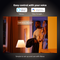 Philips Hue Flourish Renkli Akıllı Dekoratif Masa Lambası, Bluetooth Özellikli V2