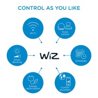 WIZ Wi-fi Ble Squıre Renkli Ambiyans Akıllı Masa Lambası