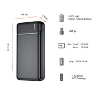 20000 mAh Powerbank K200