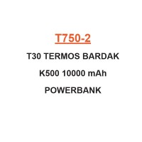 VİP SET K750-2 (K500 10000 MAH POWERBANK - T30 TERMOS)