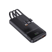 10000 mAh 22.5W Hızlı Sarjlı (Dahili Kablolu) Powerbank K360