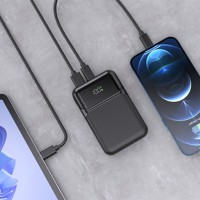 10000 mAh 22.5W Hızlı Sarjlı (Dahili Kablolu) Powerbank K75