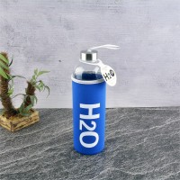 1000 ml H2o Kılıflı Cam Matara