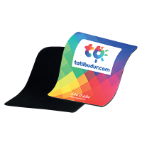 18 x 22 cm Transfer Logo Baskılı Kumaş Mouse Pad