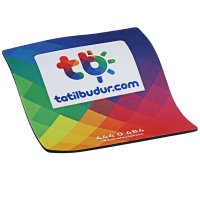 18 x 22 cm Transfer Logo Baskılı Kumaş Mouse Pad