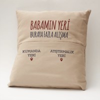 Babalar Günü Konseptli Yastık