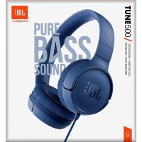 JBL T500 Kulak Üstü Kulaklık - Blue