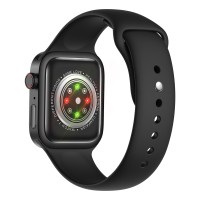 S-link WATCH SEVEN PLUS Android/IOS Smart Watch 200 mAh Kalp Atışı Sensörlü Siyah Akıllı Saat