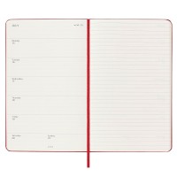 Moleskine Kırmızı Haftalık Ajanda