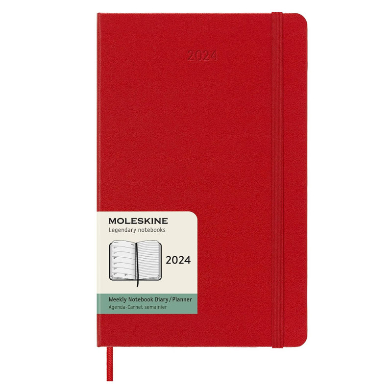 Moleskine Kırmızı Haftalık Ajanda