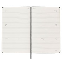 Moleskine Siyah Haftalık Ajanda