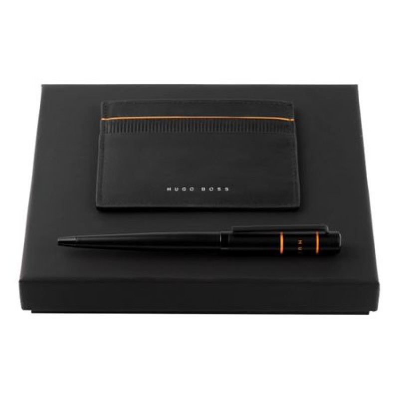 HUGO BOSS Card Holder + Pen Set No:8