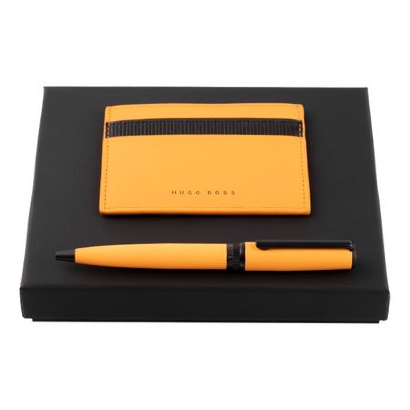 HUGO BOSS Card Holder + Pen Set No:4