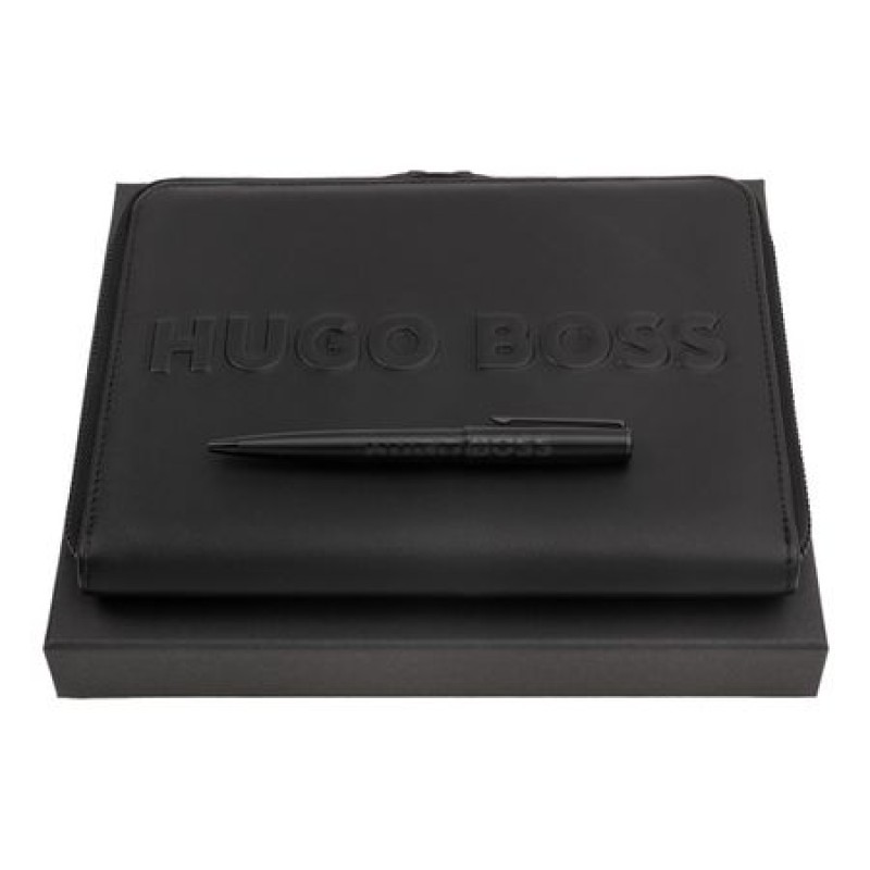 HUGO BOSS Organizer + Pen Set No:28