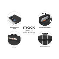 MACK MCC-601 14.1 UNICITY 3.0 Notebook Çantası Siyah