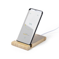 Ahşap Telefon Tutucu + Wireless Charger