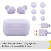 Jabra Elite 4 Bluetooth Kulaklık – Leylak