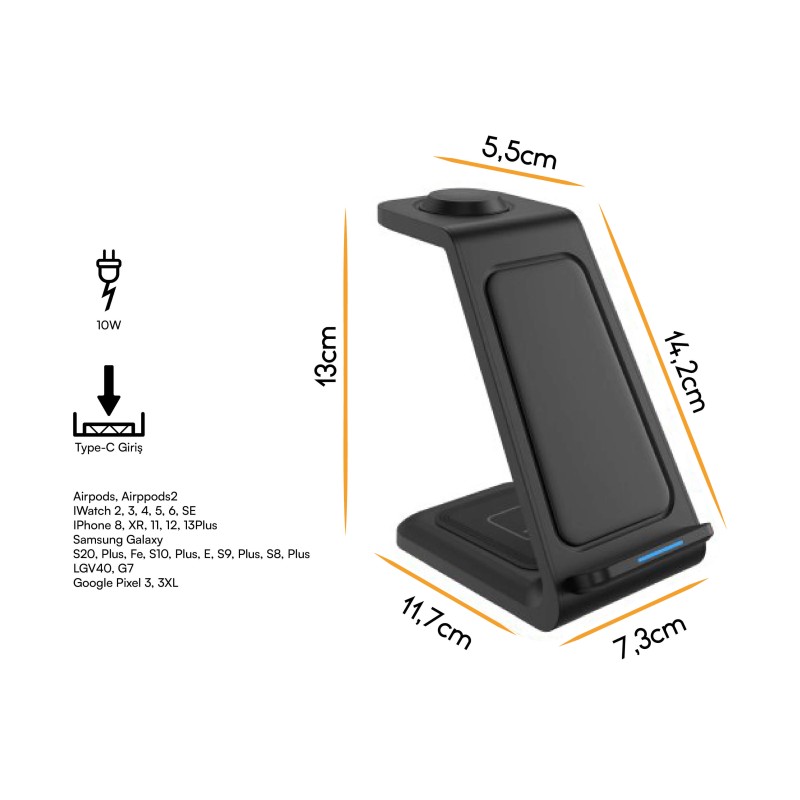 Wireless Kablosuz Şarj İstasyonu