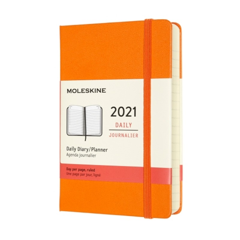 Moleskine Orange Daily Agenda