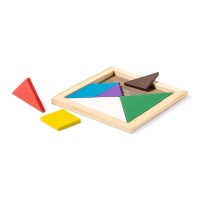 Ahşap Renkli Tangram Seti