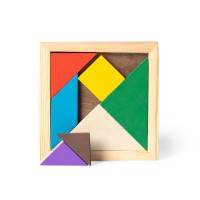 Ahşap Renkli Tangram Seti