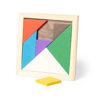 Ahşap Renkli Tangram Seti