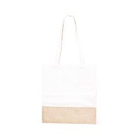 Jute + Canvas Bag