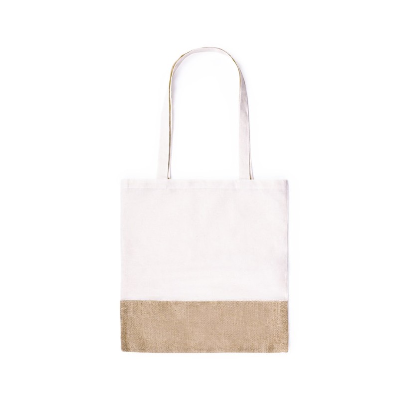 Jute + Canvas Bag