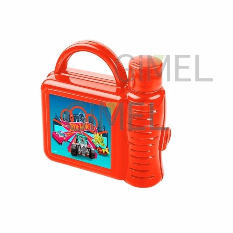 Healthy Plastic Lunch Box + Flask Set No:1