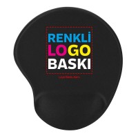 Siyah Bileklikli Ekstra Kauçuk Kaplamalı Mouse Pad